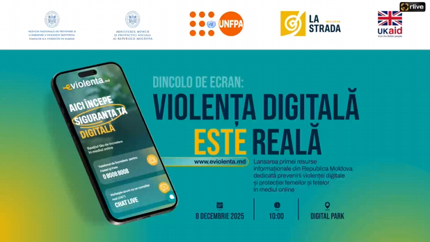 Agenda - Dincolo de ecran: Violența digitală este reală. Lansarea platformei eViolenta.md – resursă online de încredere pentru femei și fete