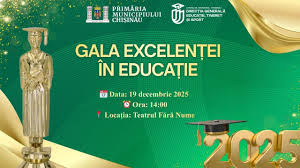 Agenda - Gala Excelenței în Educație 2025, eveniment dedicat recunoașterii performanțelor elevilor, profesorilor și instituțiilor de învățământ din capitală