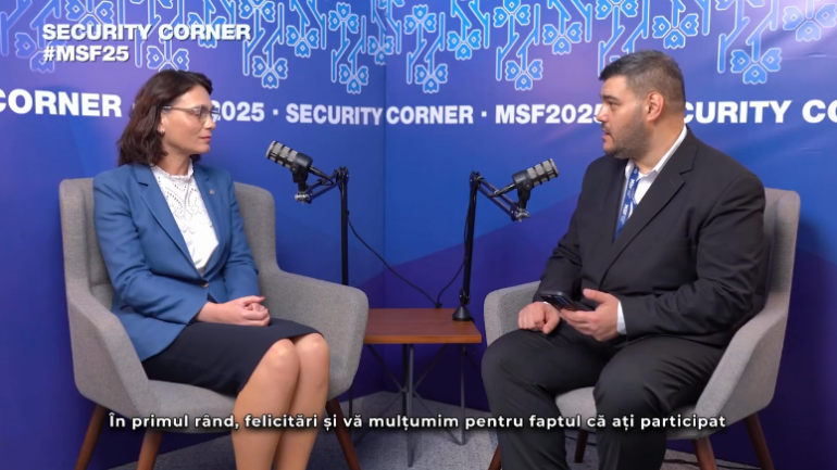 MSF 2025 | Security Corner – Interviu cu Ministra de Interne, Daniella Misail-Nichitin