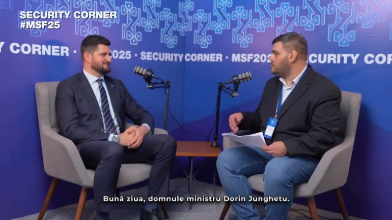 MSF 2025 | Security Corner – Interviu cu Ministrul Energiei, Dorin Junghietu
