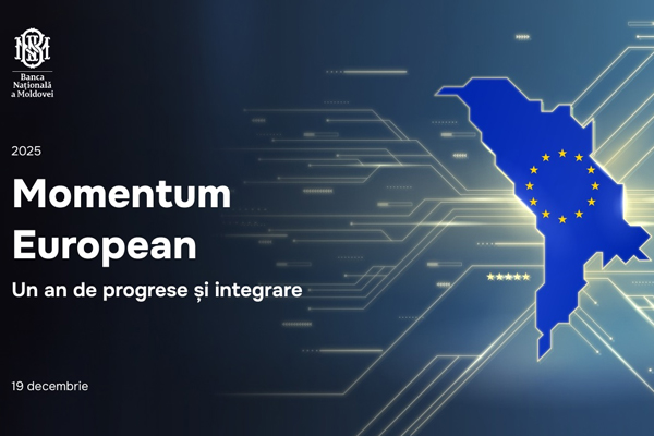 Agenda - Conferința cu genericul „BNM 2025 – Momentum European: Un an de progrese și integrare”