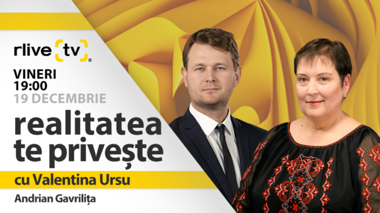 Agenda - Ministrul Finanțelor, Andrian Gavriliță, invitat la emisiunea „Realitatea te privește”