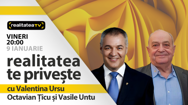 Agenda - Octavian Țîcu și Vasile Untu, invitați la Realitatea te privește