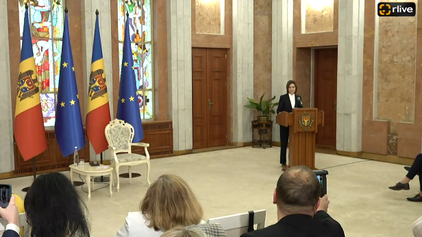 Conferință de presă susținută de Președinta Republicii Moldova, Maia Sandu