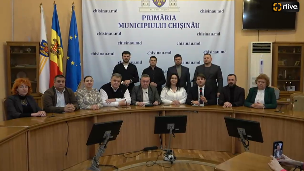 Agenda - Conferință de presă susținută de consilierii MAN în Consiliul Municipal Chișinău