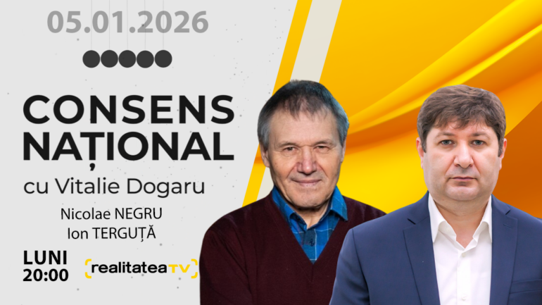 Agenda - „Consens Național” cu Vitalie Dogaru: Provocările anului 2026. Pe ce se bazează securitatea globală și cât de sigură este Republica Moldova în acest context.