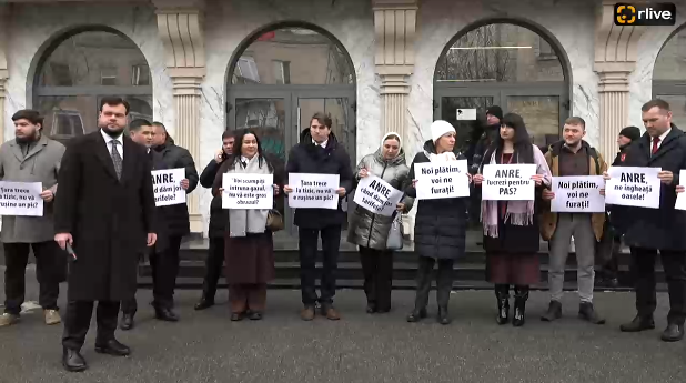 Agenda - Flashmob organizat de Partidul MAN la Agenția Națională pentru Reglementare în Energetică