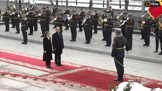 Agenda - Întâmpinarea Președintelui Republicii Albania, Bajram Begaj, de către Președinta Republicii Moldova, Maia Sandu