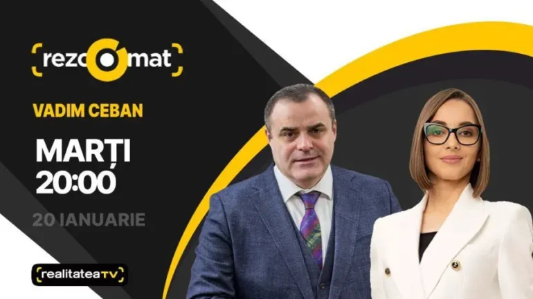 Agenda - Situația energetică, în dezbateri la RealitateaTV! Șeful Moldovagaz, Vadim Ceban, invitat la Rezoomat