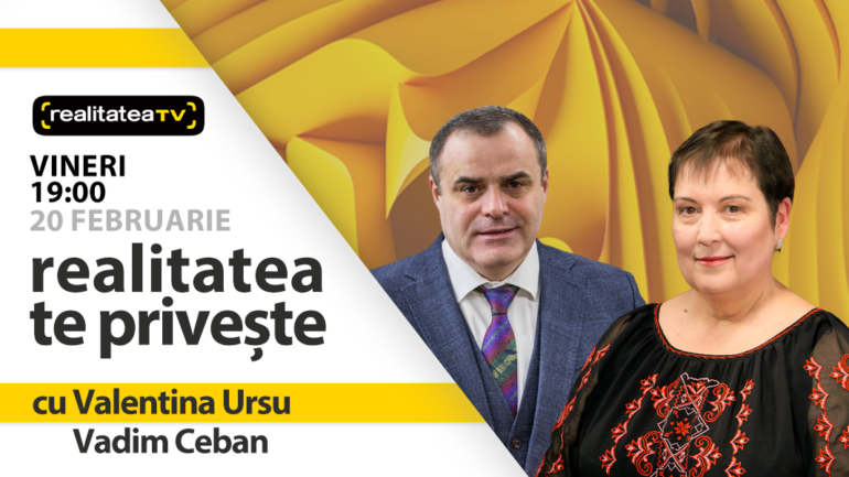 Agenda - Vadim Ceban, președintele interimar al Consiliului de Administrație Moldovagaz, invitat la emisiunea „Realitatea te privește”