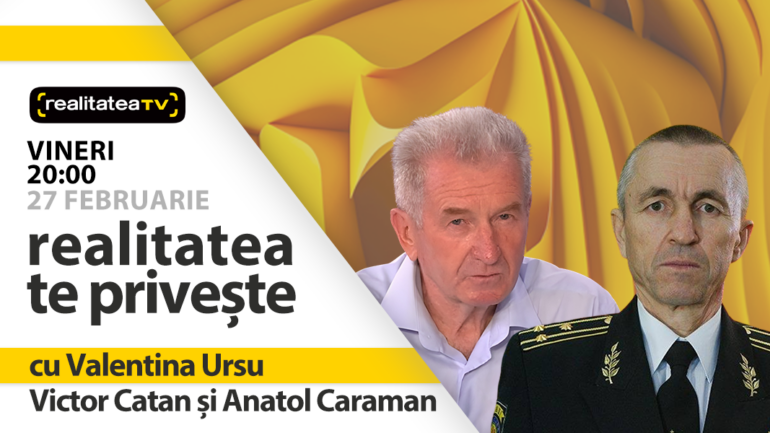 Agenda - Victor Catan și Anatol Caraman, la emisiunea ”Realitatea te privește”