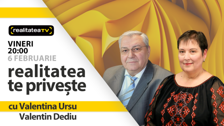 Agenda - Valentin Dediu, fost director interimar al Serviciului de Informații și Securitate, invitat la emisiunea „Realitatea te privește”