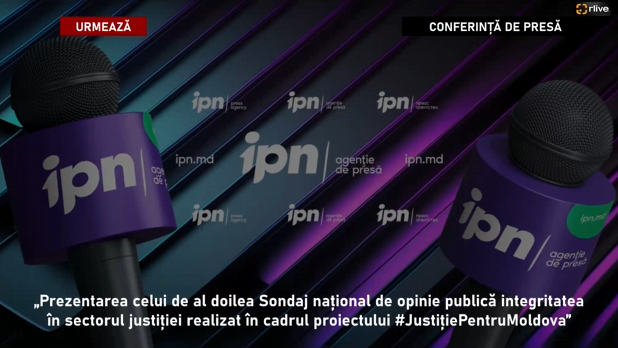 Agenda - Conferință de presă cu genericul: „Prezentarea celui de al doilea Sondaj național de opinie publică integritatea în sectorul justiției realizat în cadrul proiectului #JustițiePentruMoldova”