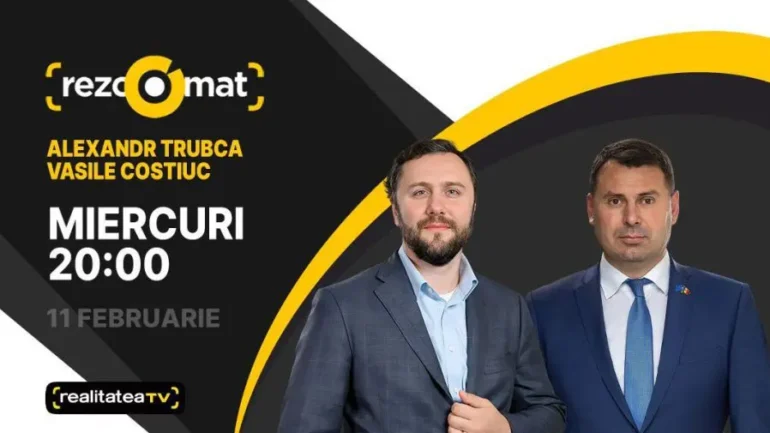 Agenda - Actualitatea politică, în dezbateri la RealitateaTV! Deputații Alexandr Trubca și Vasile Costiuc, invitați la Rezoomat!