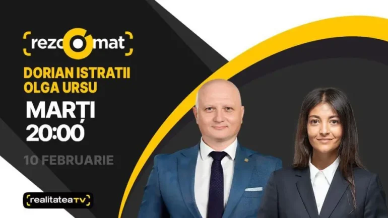 Agenda - Actualitatea politică, în dezbateri la RealitateaTV! Deputații Olga Ursu și Dorian Istratii, invitați la Rezoomat