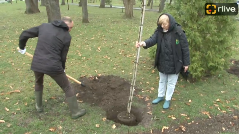 Agenda - Acțiune de plantare a arborilor în Parcul „Alunelul” din sectorul Buiucani