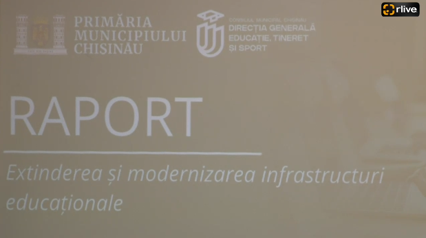 Prezentarea proiectelor investiționale privind extinderea și modernizarea infrastructurii educaționale din Municipiul Chișinău