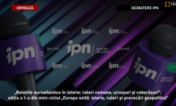 Dezbaterea publică la tema: „Relațiile euroatlantice în istorie: valori comune, urcușuri și coborâșuri”