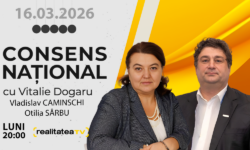 Vladislav CAMINSCHI, directorul executiv al Confederației Naționale a Patronatului și OTILIA SÂRBU, expertă în politici sociale, invitați la emisiunea „Consens Național” cu Vitalie Dogaru