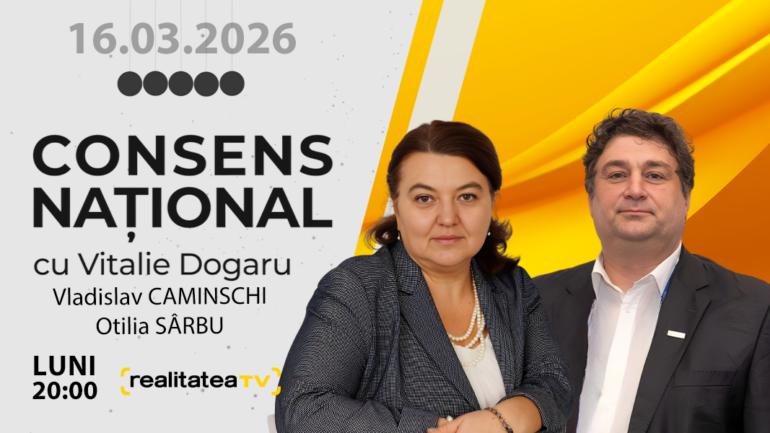 Agenda - Vladislav CAMINSCHI, directorul executiv al Confederației Naționale a Patronatului și OTILIA SÂRBU, expertă în politici sociale, invitați la emisiunea „Consens Național” cu Vitalie Dogaru