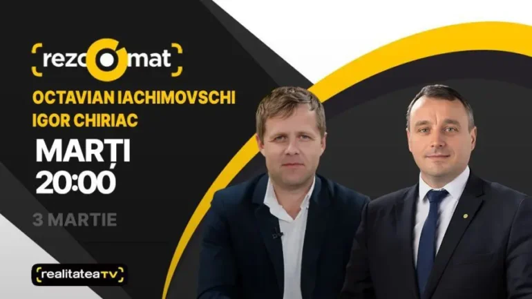 Agenda - Vetting-ul procurorilor, în dezbateri! Octavian Iachimovschi și Igor Chiriac, sunt invitații emisiunii Rezoomat
