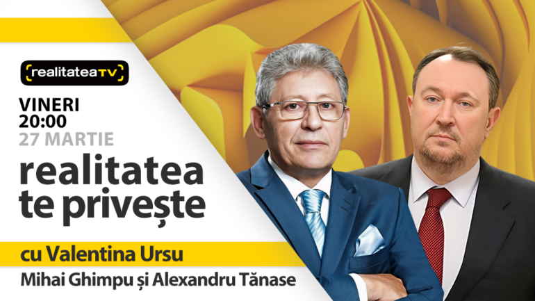 Agenda - Mihai Ghimpu, fost Preşedinte al Parlamentului şi Preşedinte interimar al RM şi Alexandru Tănase, fost ministru al Justiției, ex- președinte al Curții Constituționale, invitați la Realitatea te privește