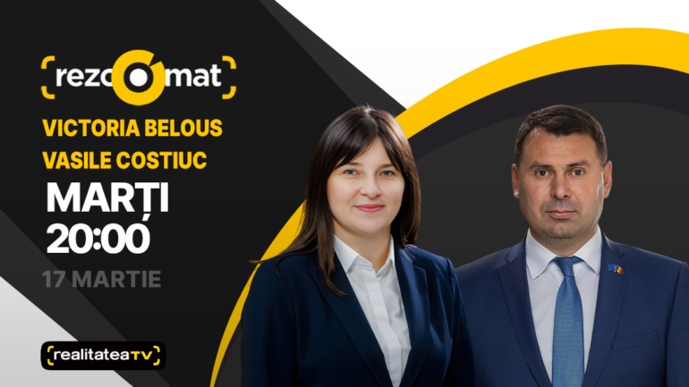 Agenda - Deputații Victoria Belous și Vasile Costiuc sunt invitații emisiunii Rezoomat!