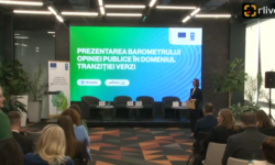 Evenimentul „Prezentarea barometrului opiniei publice în domeniul tranziției verzi”
