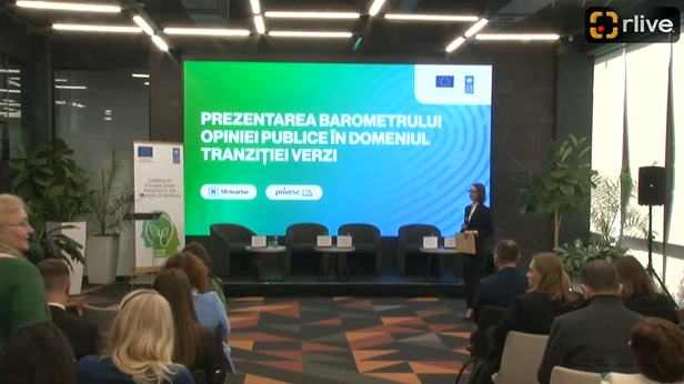 Evenimentul „Prezentarea barometrului opiniei publice în domeniul tranziției verzi”