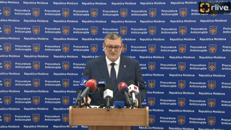 Briefing de presă susținut de procurorul-șef al Procuraturii Anticorupție, Marcel Dumbravan, cu tema: „Condamnarea lui Vladimir Plahotniuc”