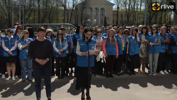 Eveniment de donație a vestelor pentru lucrătorii sociali implicați în prestarea serviciului „Îngrijire socială la domiciliu”