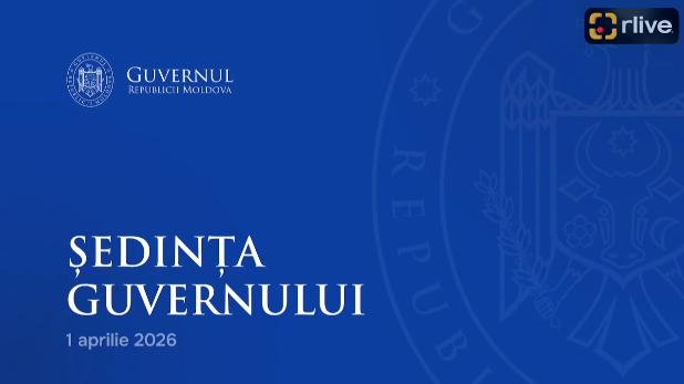 Agenda - Ședința Guvernului Republicii Moldova din 1 aprilie 2026
