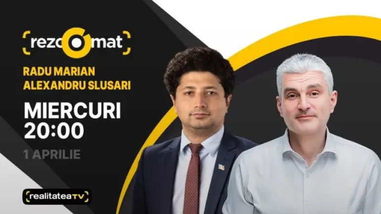 Agenda - Actualitatea politică, în dezbateri! Radu Marian și Alexandru Slusari sunt invitații emisiunii Rezoomat