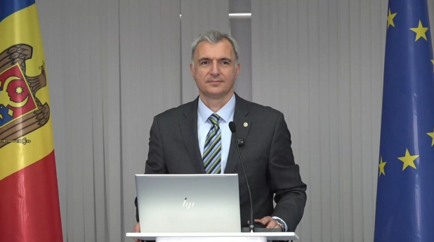 Conferință de presă susținută de viceprim-ministrul și ministrul Dezvoltării Economice și Digitalizării al Republicii Moldova, Eugeniu Osmochescu, privind lansarea programului guvernamental „Reușim”