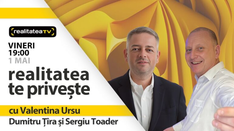 Agenda - Reinvent Moldova 2.0: Dumitru Țîra și Sergiu Toader, invitați la Realitatea te privește