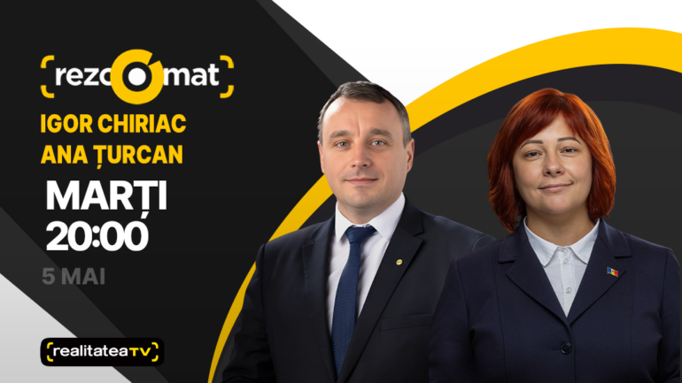 Agenda - Actualitatea politică, în dezbateri! Deputații Igor Chiriac și Ana Țurcan sunt invitații emisiunii Rezoomat!