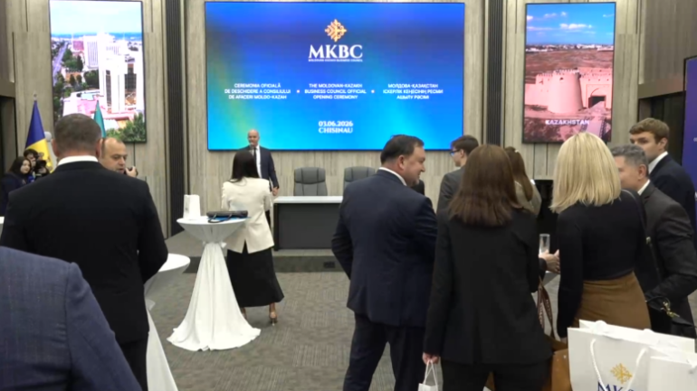 Ceremonia oficială de inaugurare a Consiliului de Afaceri Moldova-Kazah