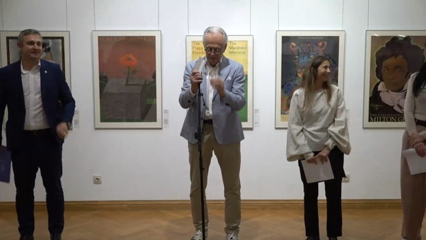Vernisajul expoziției Milton Glaser la Muzeu de Artă