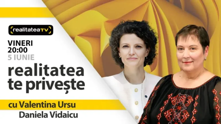 Agenda - Daniela Vidaicu, directoarea executivă a Fundației Soros Moldova, invitată la „Realitatea te privește”