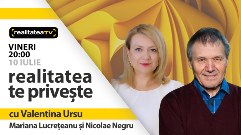 Agenda - Mariana Lucrețeanu, fostă deputată PAS și fost secretar de stat al MAI și Nicolae Negru, editorialist, analist politic și publicist, invitați la emisiunea „Realitatea te privește”