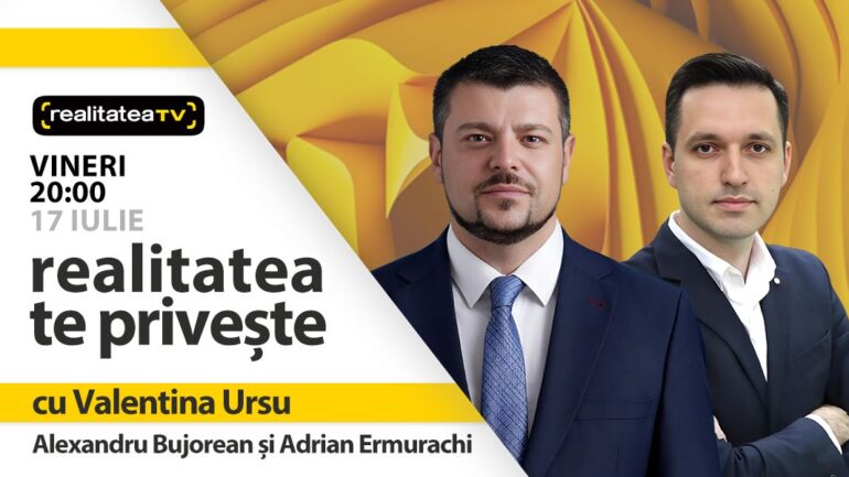 Agenda - Alexandru Bujorean și Adrian Ermurachi, invitați la emisiunea „Realitatea te privește”