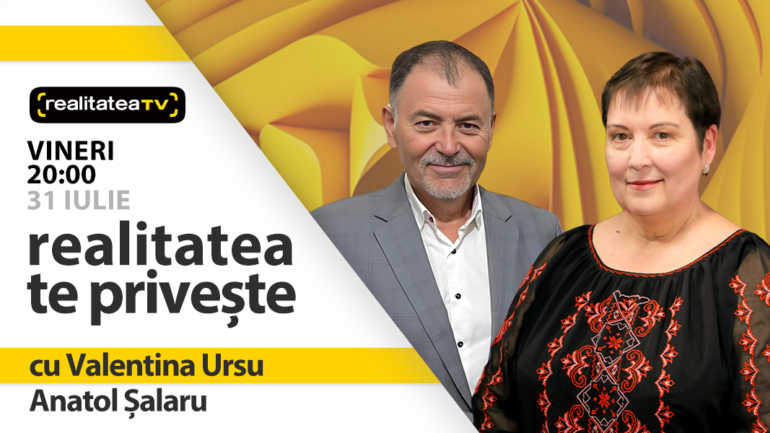 Agenda - Anatol Şalaru, fost ministru al Apărării, invitat la „Realitatea te privește”