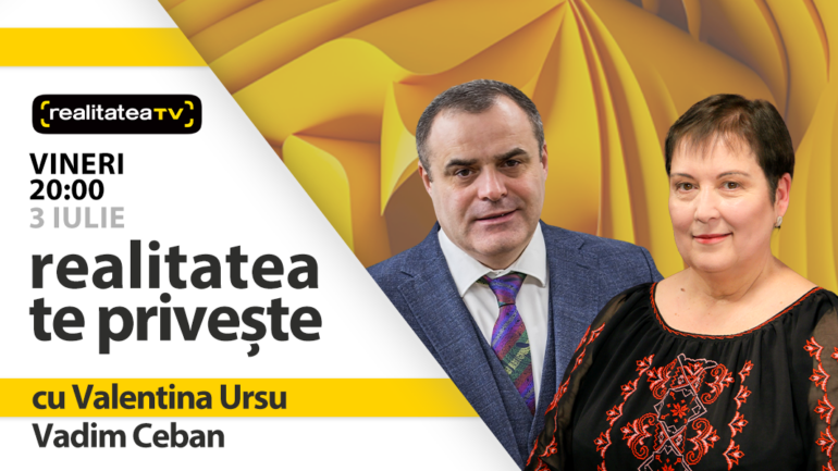 Agenda - Vadim Ceban, președintele interimar al Consiliului de Administrație Moldovagaz, invitat la emisiunea „Realitatea te privește”
