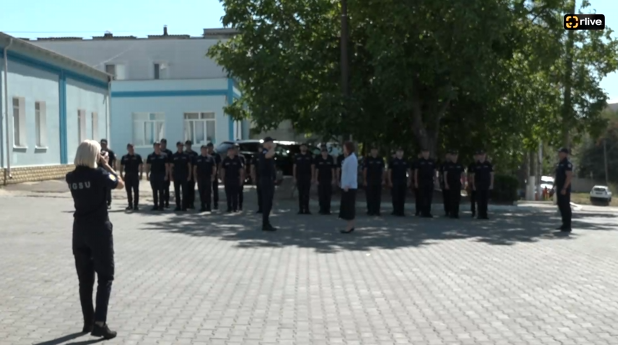 Ceremonia de întâmpinare a echipei de pompieri moldoveni revenită din Republica Elenă