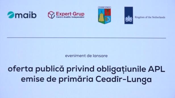 Evenimentul de lansare a Ofertei publice privind obligațiunile municipale emise de primăria Ceadîr-Lunga