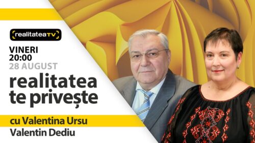 Valentin Dediu, fost director interimar al SIS, invitat la emisiunea „Realitatea te privește”