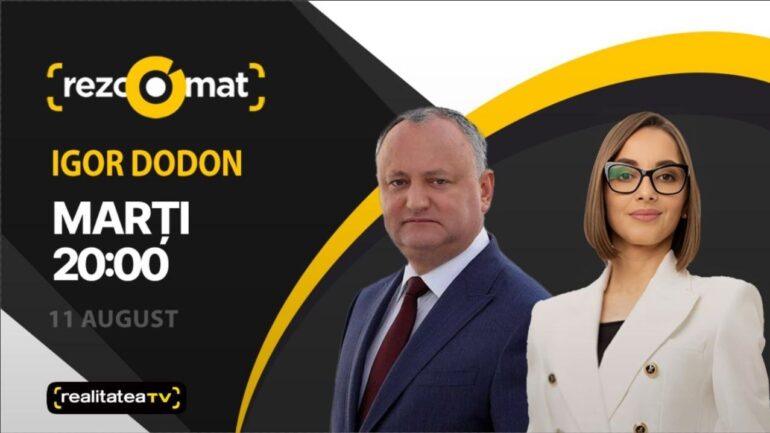 Agenda - Liderul Partidului Socialiștilor, Igor Dodon, este invitatul emisiunii Rezoomat