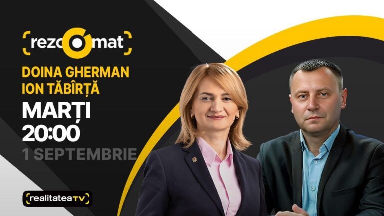 Agenda - Vicepreședinta Parlamentului, Doina Gherman și expertul Ion Tăbîrță, invitați la Rezoomat!