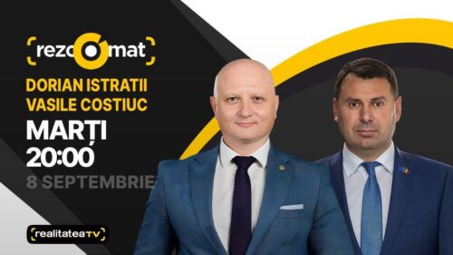 Actualitatea politică, în dezbateri! Deputații Dorian Istratii și Vasile Costiuc sunt invitații emisiunii Rezoomat!