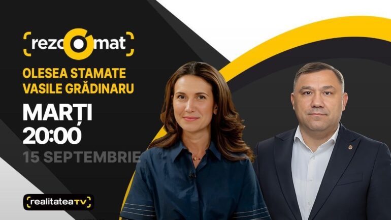 Agenda - Actualitatea politică, în dezbateri! Olesea Stamate și Vasile Grădinaru sunt invitații emisiunii Rezoomat!